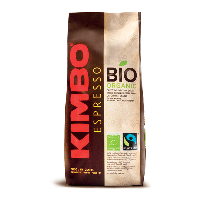 Кафе на зърна Kimbo Bio 100% - 1 кг