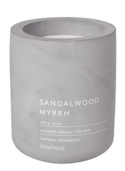 Ароматна свещ Blomus Fraga - аромат Sandalwood Myrrh, L размер
