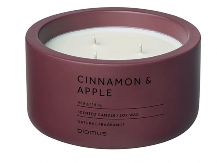 Ароматна свещ Blomus Fraga - аромат Cinnamon & Apple, XL размер
