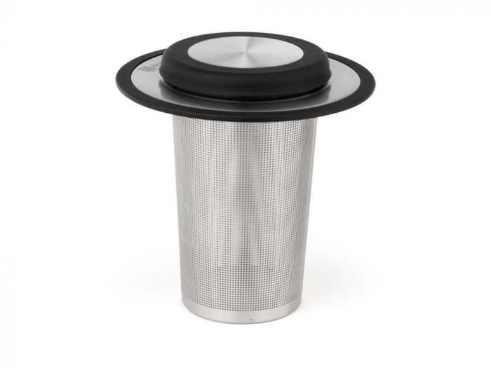 Стоманен филтър за чай с подложка Bredemeijer - размер XL