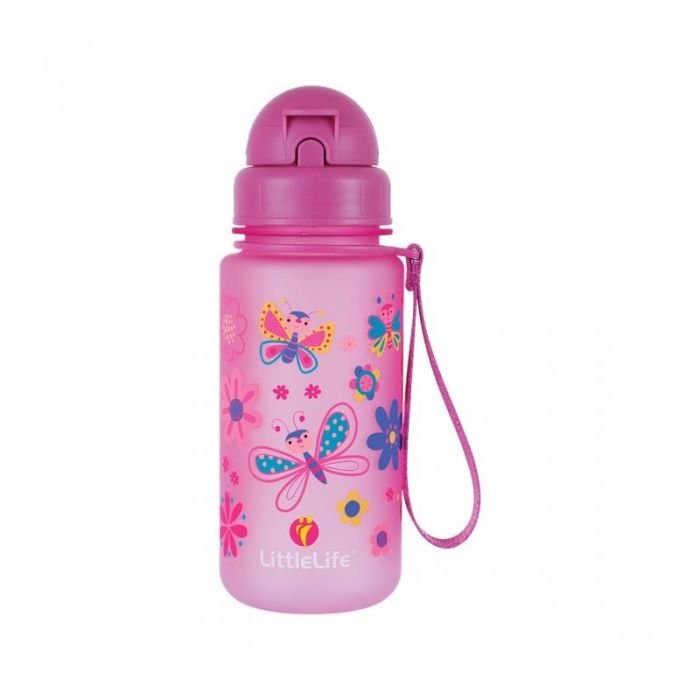 Детска бутилка за вода "Пеперуда" LittleLife 400мл