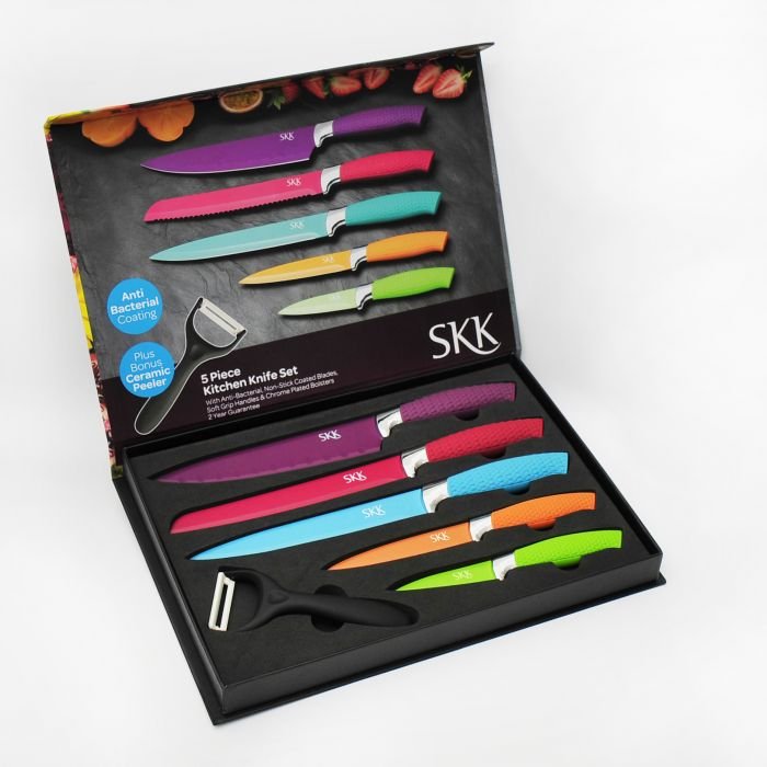 Комплект от 5 ножа и белачка SKK Design Line 