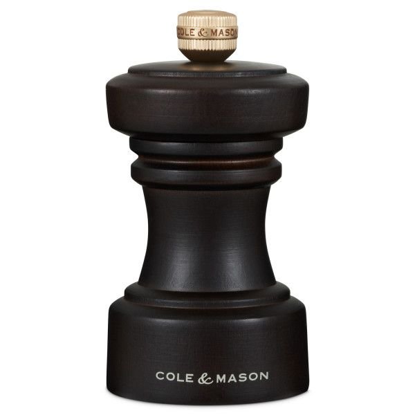 Мелничка за сол Cole & Mason Hoxton - 10,4 см, тъмен шоколад