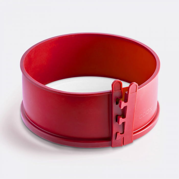 Силиконова форма с порцеланова основа Coox - Ø 18, червена