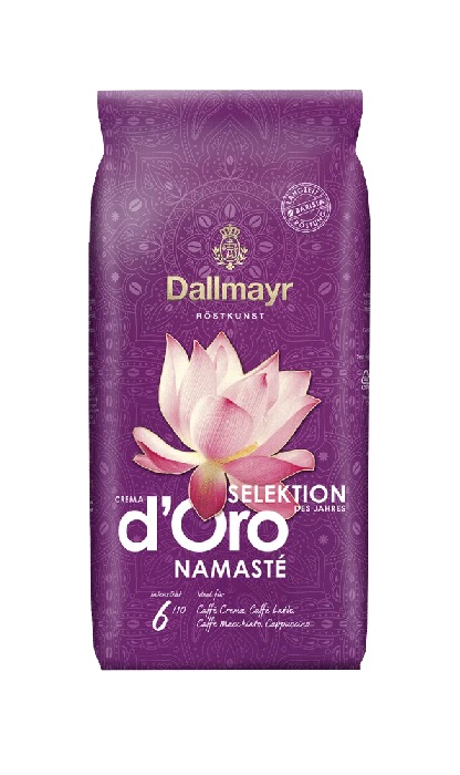 Кафе селекция на зърна Dallmayr Crema D'oro „Namaste“ 1000 г