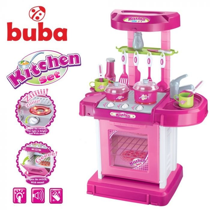 Детска кухня Buba My Kitchen 008-58 - розова