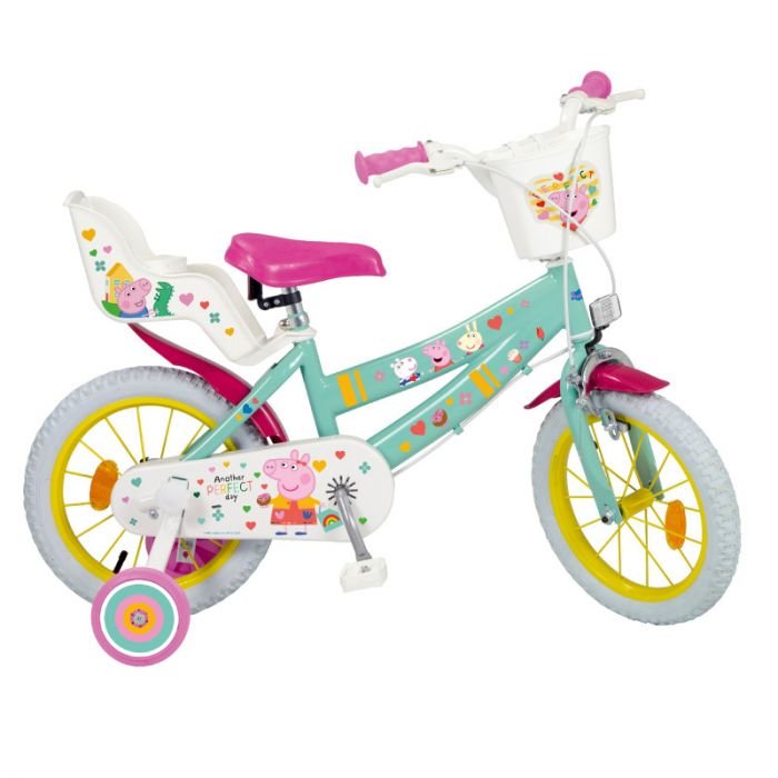Детски велосипед Toimsa 14'' Peppa Pig зелено 1498