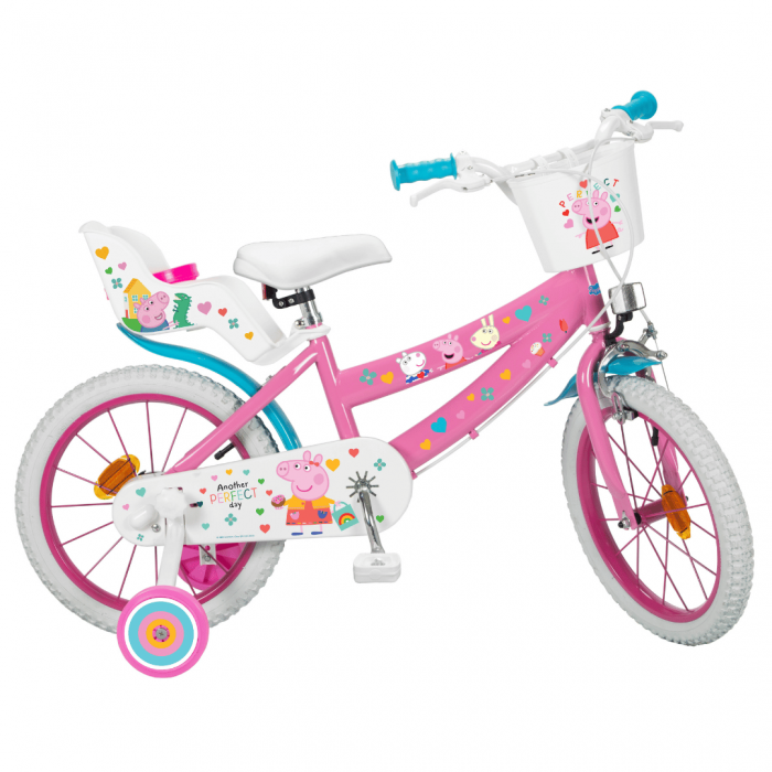 Детски велосипед Toimsa 16" Peppa Pig 1695 - розов