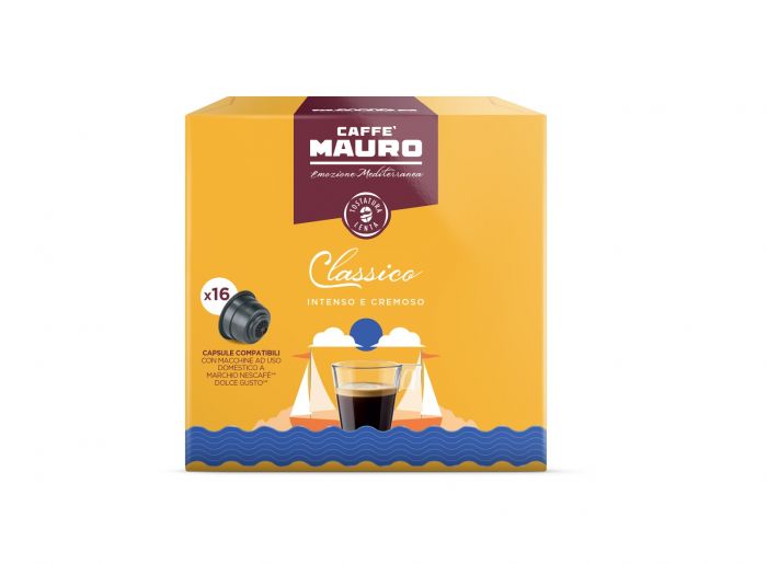 Кафе капсули Mauro Dolce Gusto Capsules Classico - 16 бр х 7 г