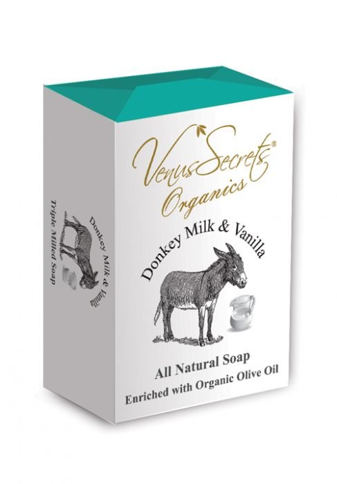 Натурален сапун с магарешко мляко и ванилия Venus Secrets, 150 г