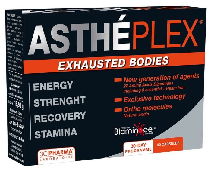АСТЕПЛЕКС (ASTHEPLEX®) 3C Pharma - За сила и енергия, 30 капсули