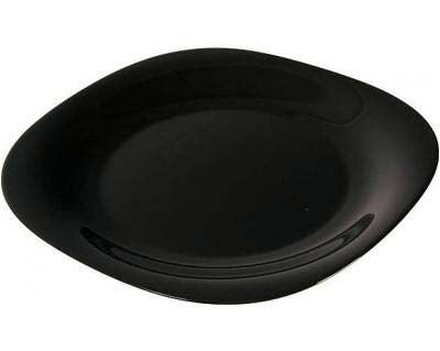 Комплект от 6 бр. основни чинии Luminarc Carine Black & White H3666/L9817, 26 см - черни