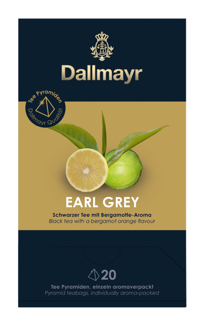 Черен чай Dallmayr Earl Grey 20 пакетчета