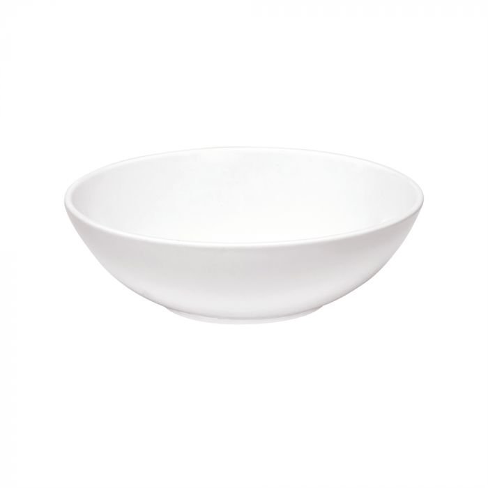 Керамична купа за салата Emile Henry Small Salad Bowl 22 см - цвят бял