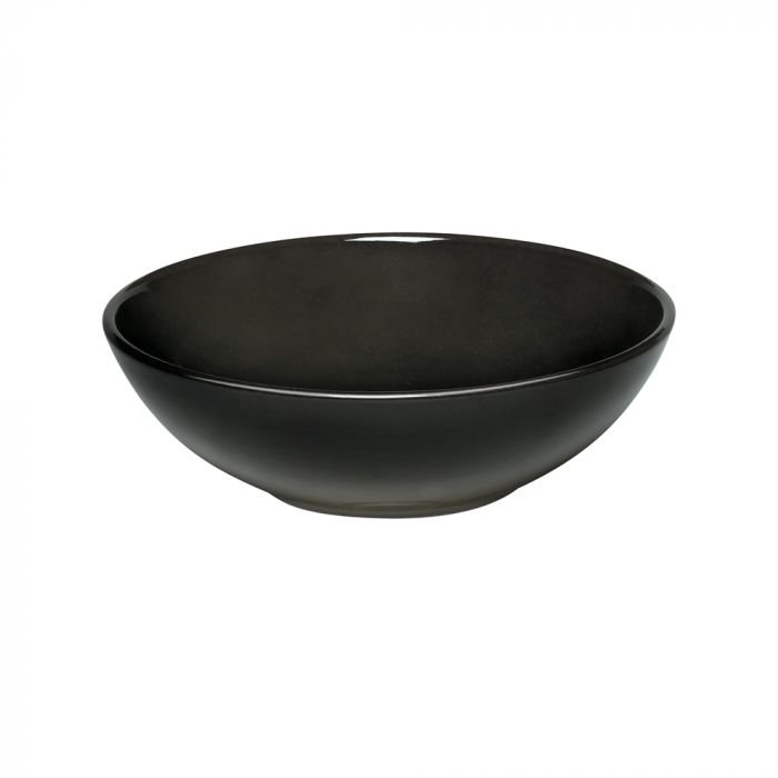 Керамична купа за салата Emile Henry Small Salad Bowl, 22 см - цвят черен