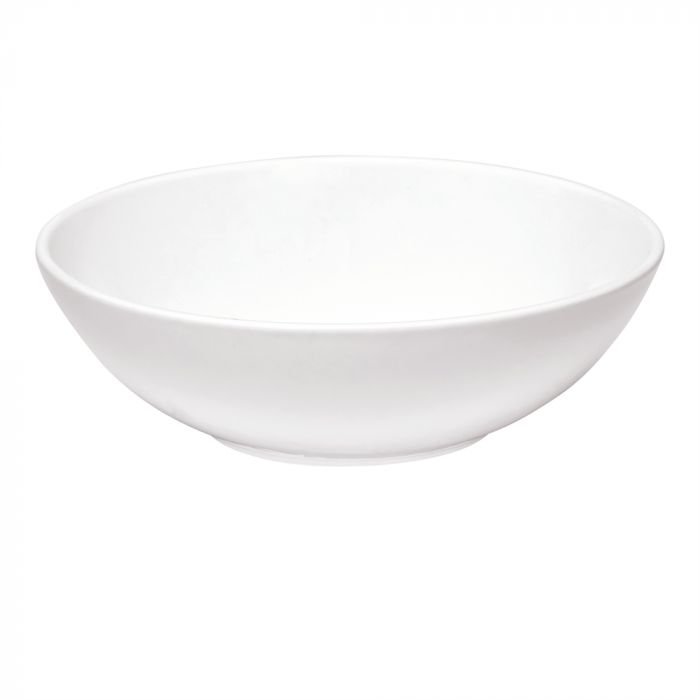 Керамична купа за салата Emile Henry Large Salad Bowl 28 см - цвят бял