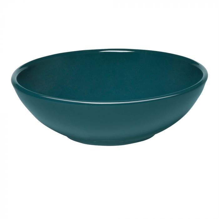 Керамична купа за салата Emile Henry Large Salad Bowl 28 см - цвят синьо-зелен