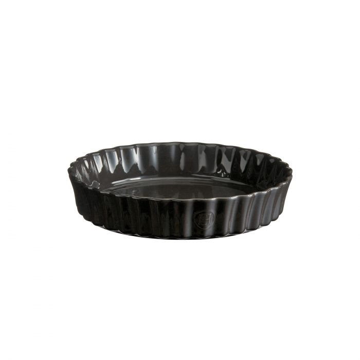 Керамична форма за тарт Emile Henry Deep Flan Dish - Ø 24 см, черна