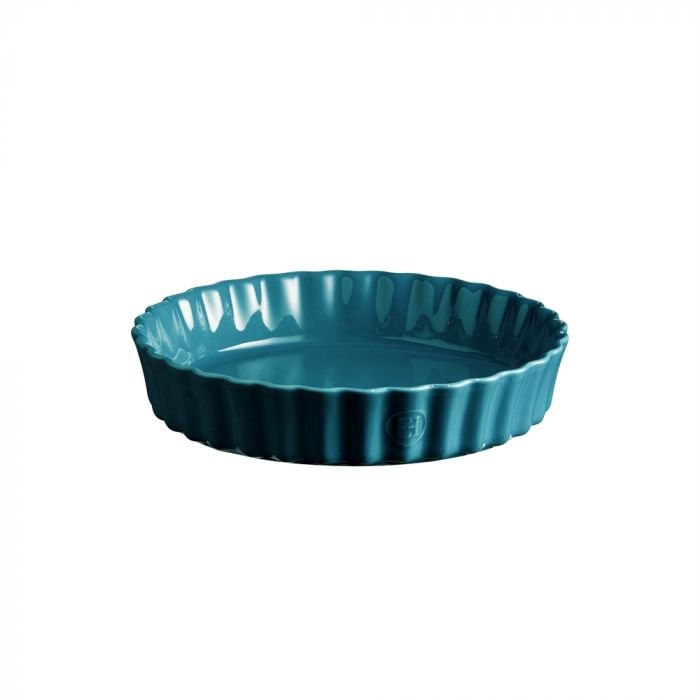 Керамична форма за тарт Emile Henry Deep Flan Dish 24 см- цвят син