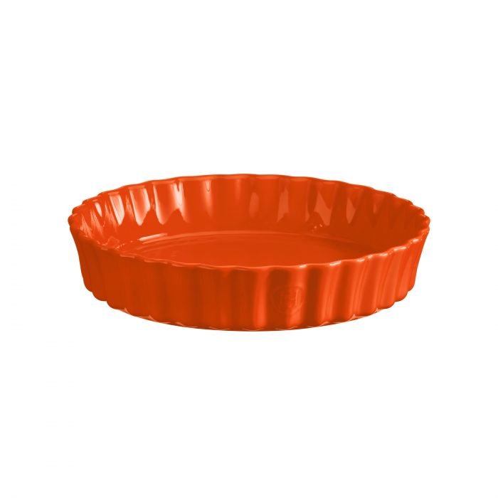 Керамична форма за тарт Emile Henry Deep Flan Dish - Ø 28 см, оранжева