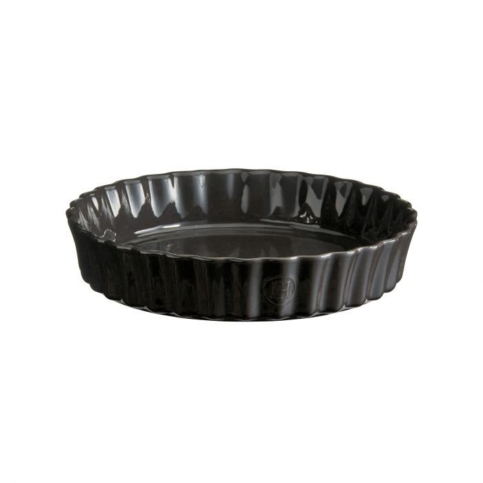 Керамична форма за тарт Emile Henry Deep Flan Dish - Ø 28 см, черна