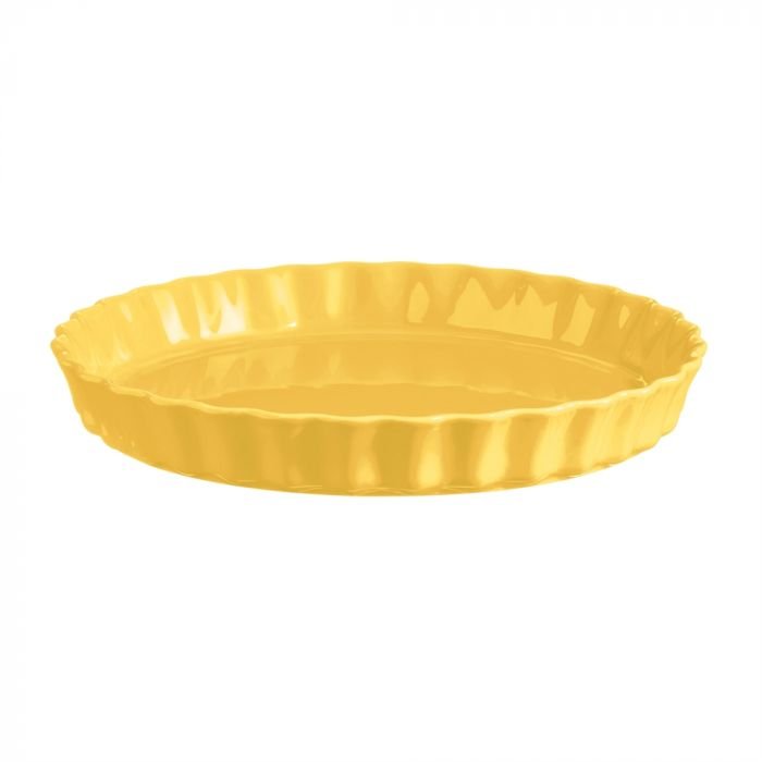 Керамична форма за тарт Emile Henry Tart Dish 29,5 см - цвят жълт