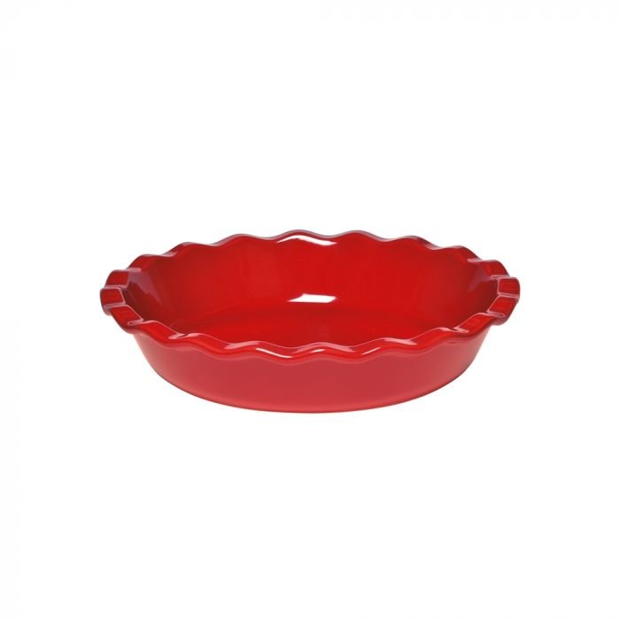 Керамична форма за пай Emile Henry Pie Dish 26 см - цвят червен