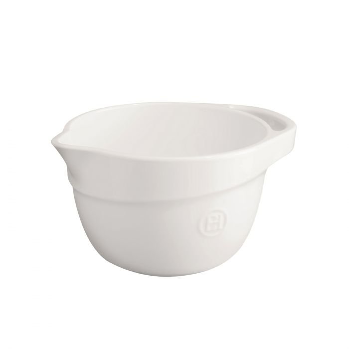 Керамична купа за смесване Emile Henry Mixing Bowl 2,5 л - цвят бял