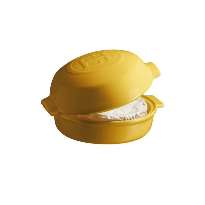 Керамична форма за печене с капак Emile Henry Cheese Baker 19 см - цвят жълт
