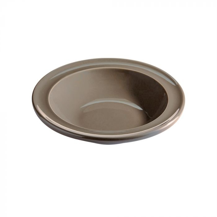 Керамична дълбока чиния Emile Henry soup bowl - цвят сиво-бежов