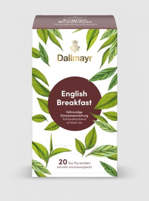 Черен чай смес английска закуска Dallmayr 20 пакетчета
