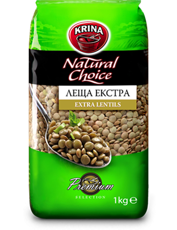 Леща екстра Крина Extra lentils 6 x 1 кг 