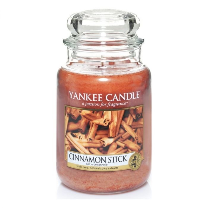 Ароматна свещ в голям буркан Yankee Candle Large Jar Cinnamon Stick 
