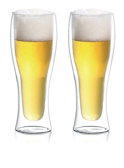 Сет от 2 броя двустенни стъклени чаши за бира Faubourg Dublin - 480 мл
