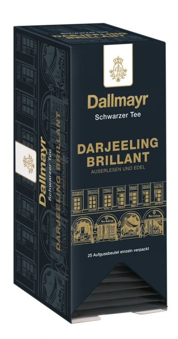 Черен чай Dallmayr Darjeeling Brilliant 25 пакетчета