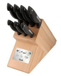 Комплект кухненски ножове и дървен блок Fissler Signum 8 части