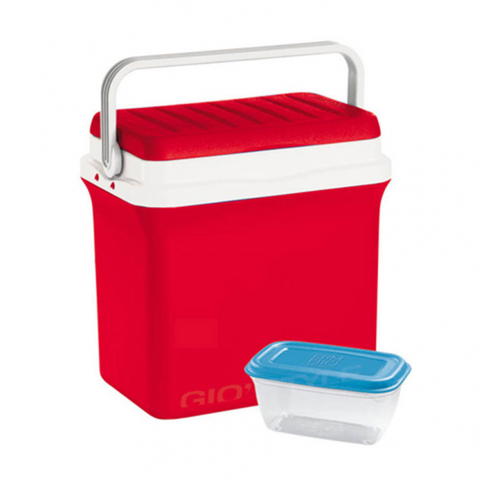 Хладилна кутия Gio Style Ciao! М, червена, 22,5 л + Кутия 