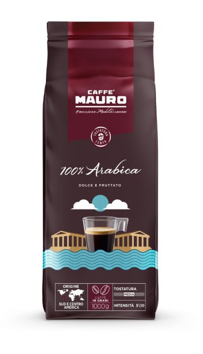 Кафе на зърна Mauro 100% Arabica - 1 кг