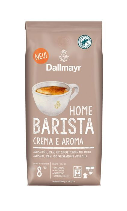 Кафе на зърна Dallmayr Home Barista Crema e Aroma, 1 кг
