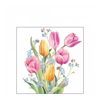 Салфетки Ambiente Tulips bouquet 20 броя