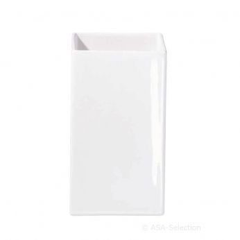 Ваза ASA Selection Quadro 16 см, бяло