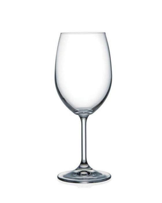 Комплект от 6 броя чаши за вино Bohemia Crystalex Lara, 350 мл