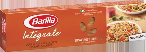 Пълнозърнести спагети №5 Barilla Integrale 500 г