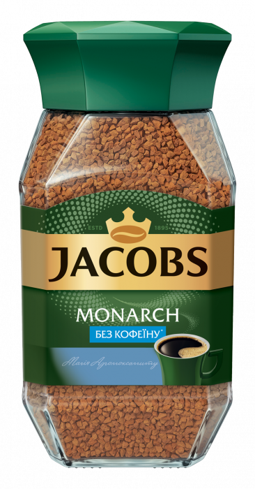 Разтворимо кафе Jacobs Monarch без кофеин, 95 г