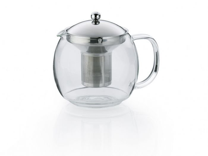 Стъклен чайник със стоманен инфузер Kela Cylon - 1,5 л