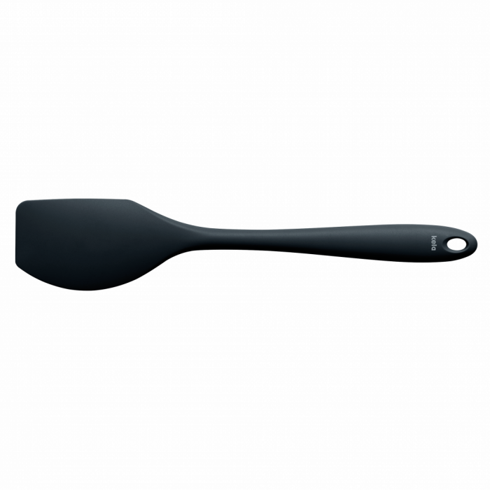 Силиконова шпатула Kela Tom - 29 х 6 см, черна