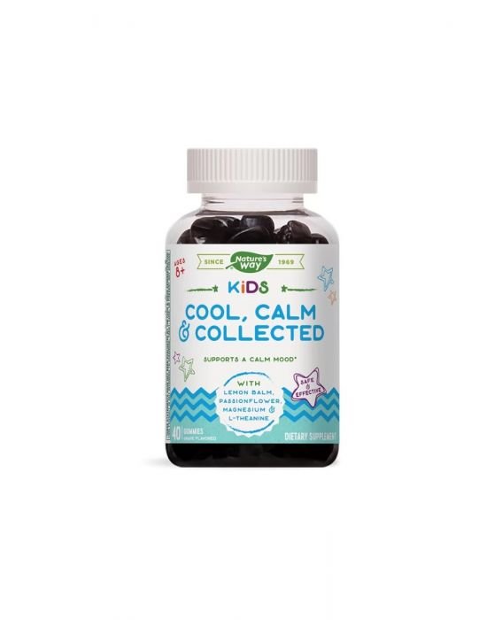 Детска формула за концентрация Nature's Way Kids Cool, Calm & Collected, 40 желирани таблетки