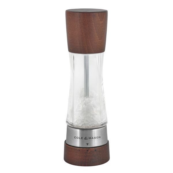 Мелничка за сол с механизъм за прецизност Cole&Mason Derwent Forest Wood 19 см - цвят кафяв