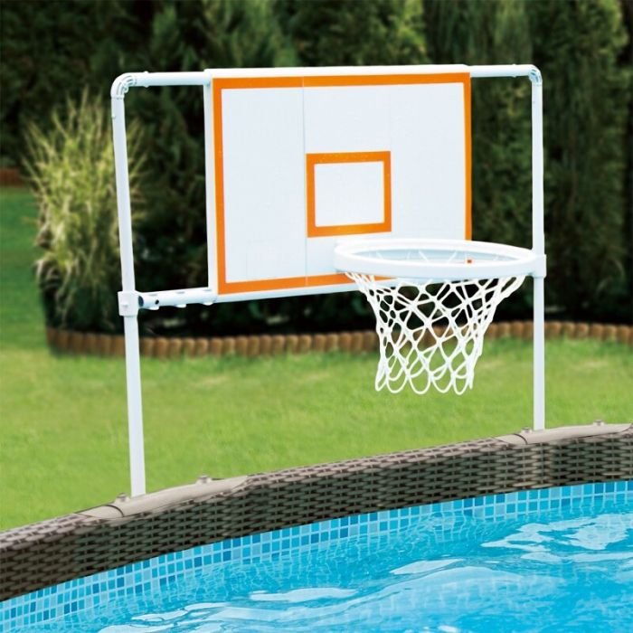 Комплект баскетбол за басейн Summer Waves с метална рамка