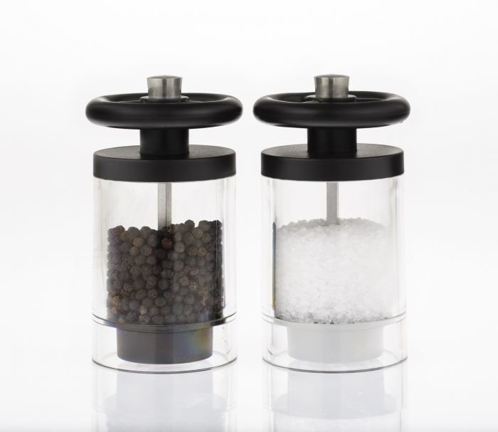 Комплект мелнички за сол и пипер David Mason Design ORION 11,5 см